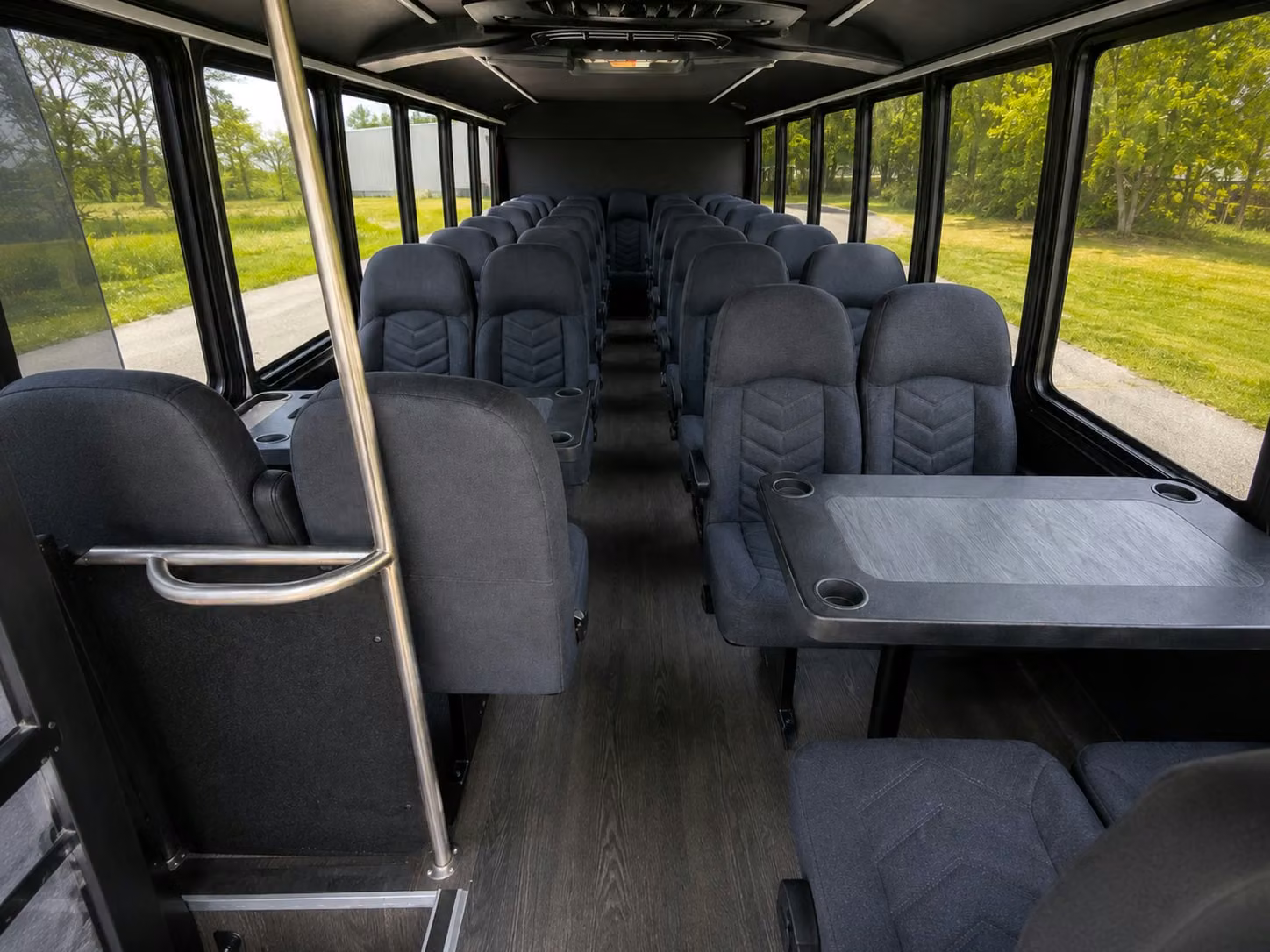 15 passenger minibus inside