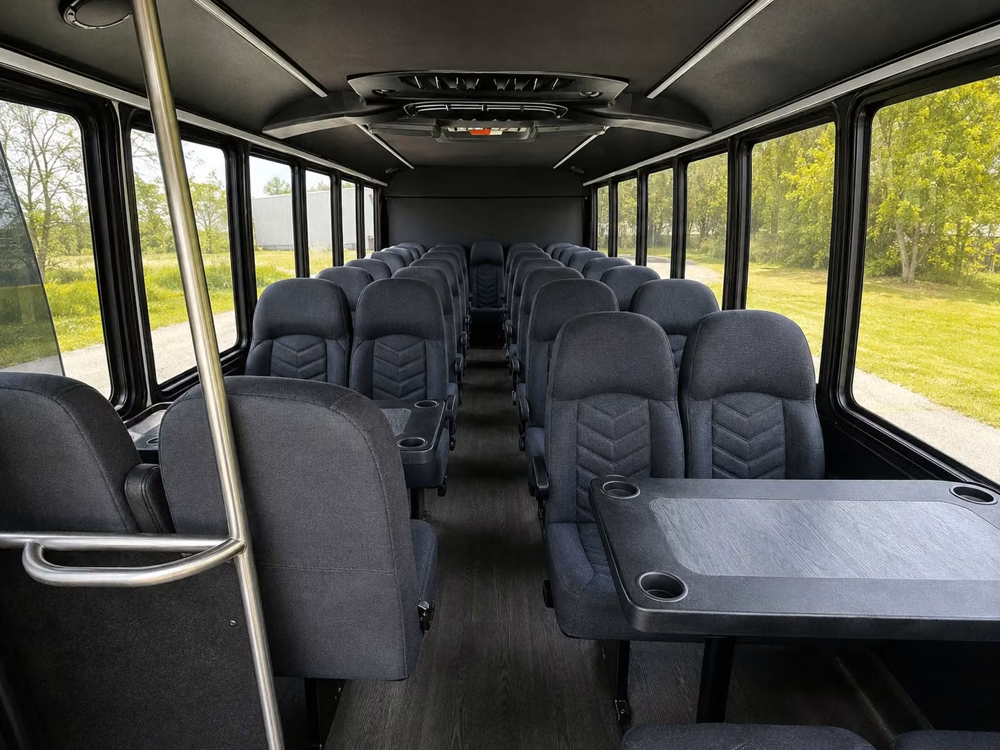 18 passenger minibus inside