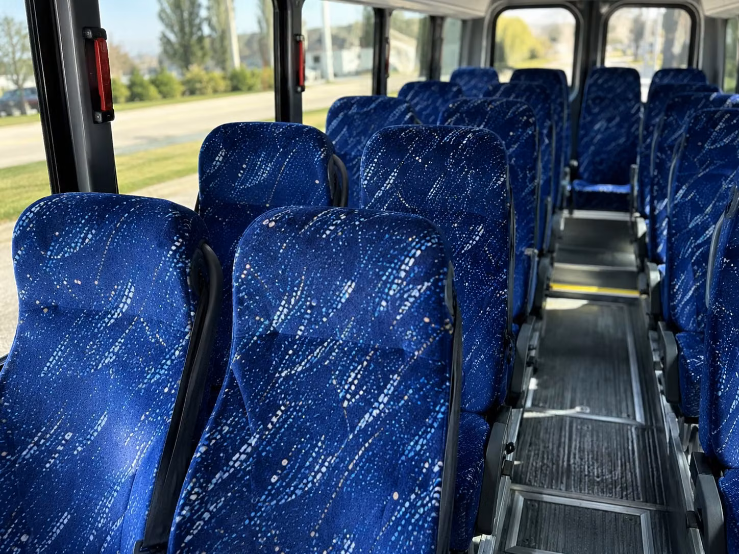 18 passenger minibus interior