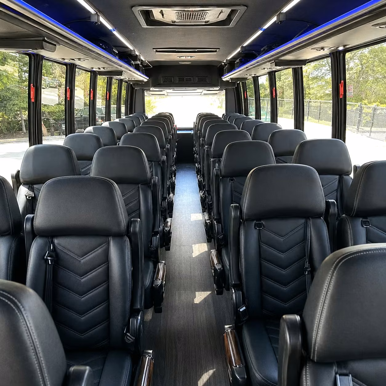 25 passenger minibus inside