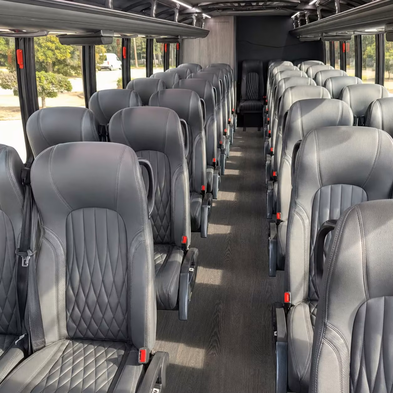 30 passenger minibus inside