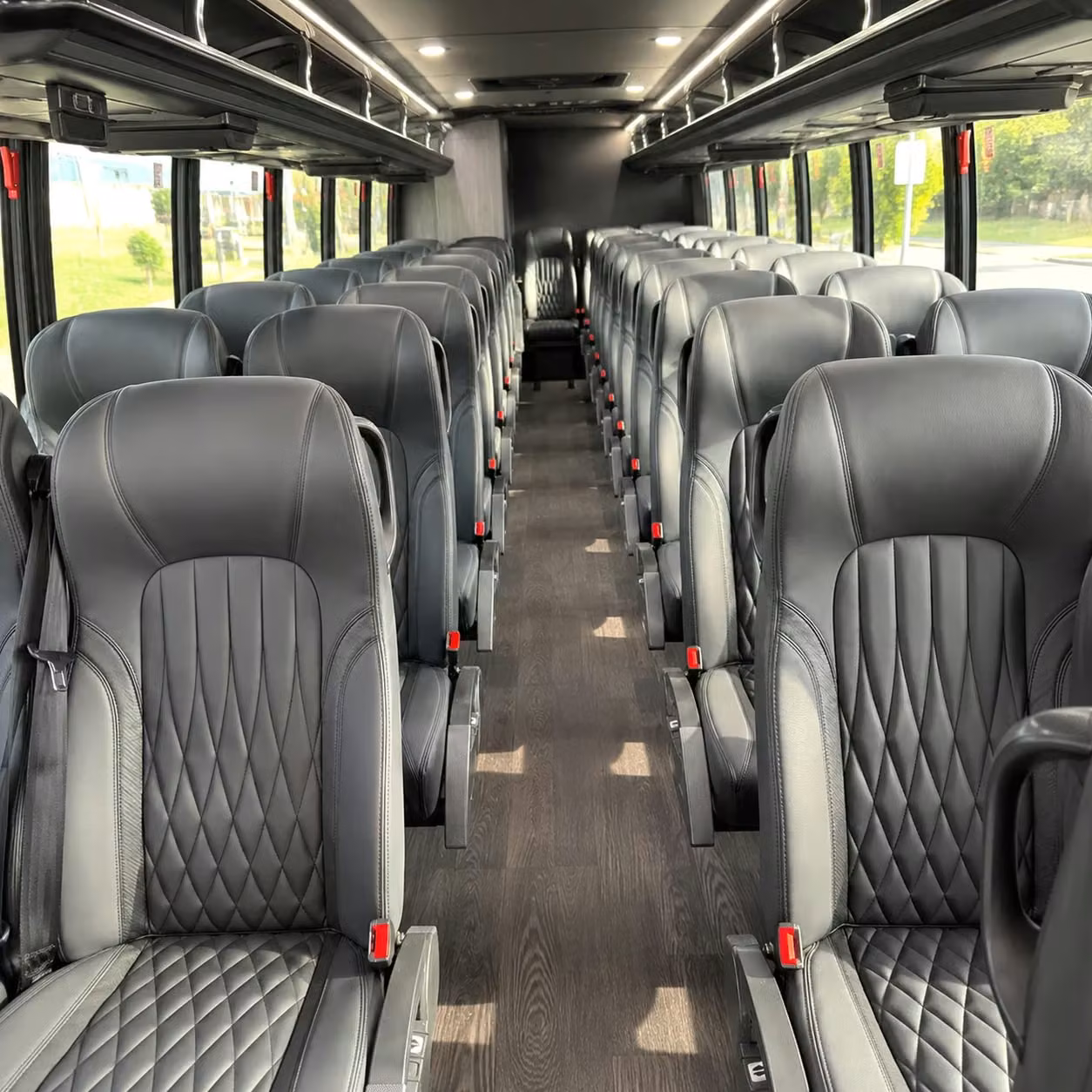 35 passenger minibus inside