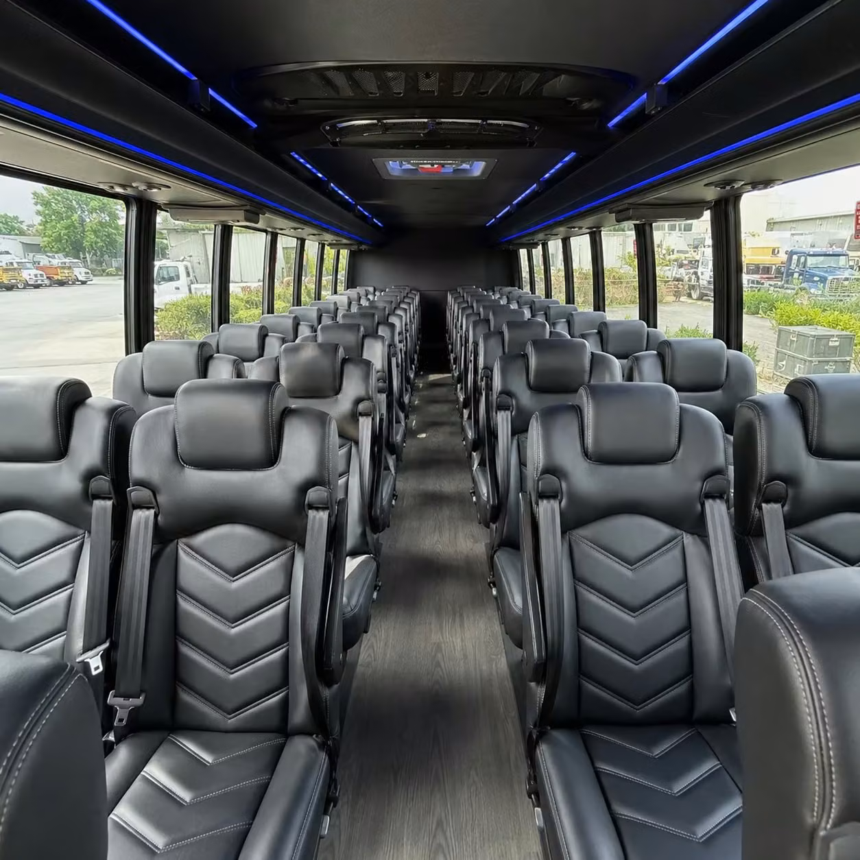 35 passenger minibus interior