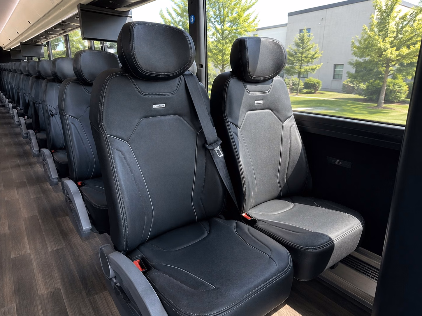 warren charter bus rental inside